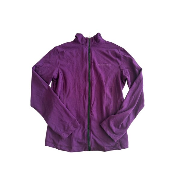 CANYON RANCH Purple Zip Track Jacket Size Small - Picture 7 of 7